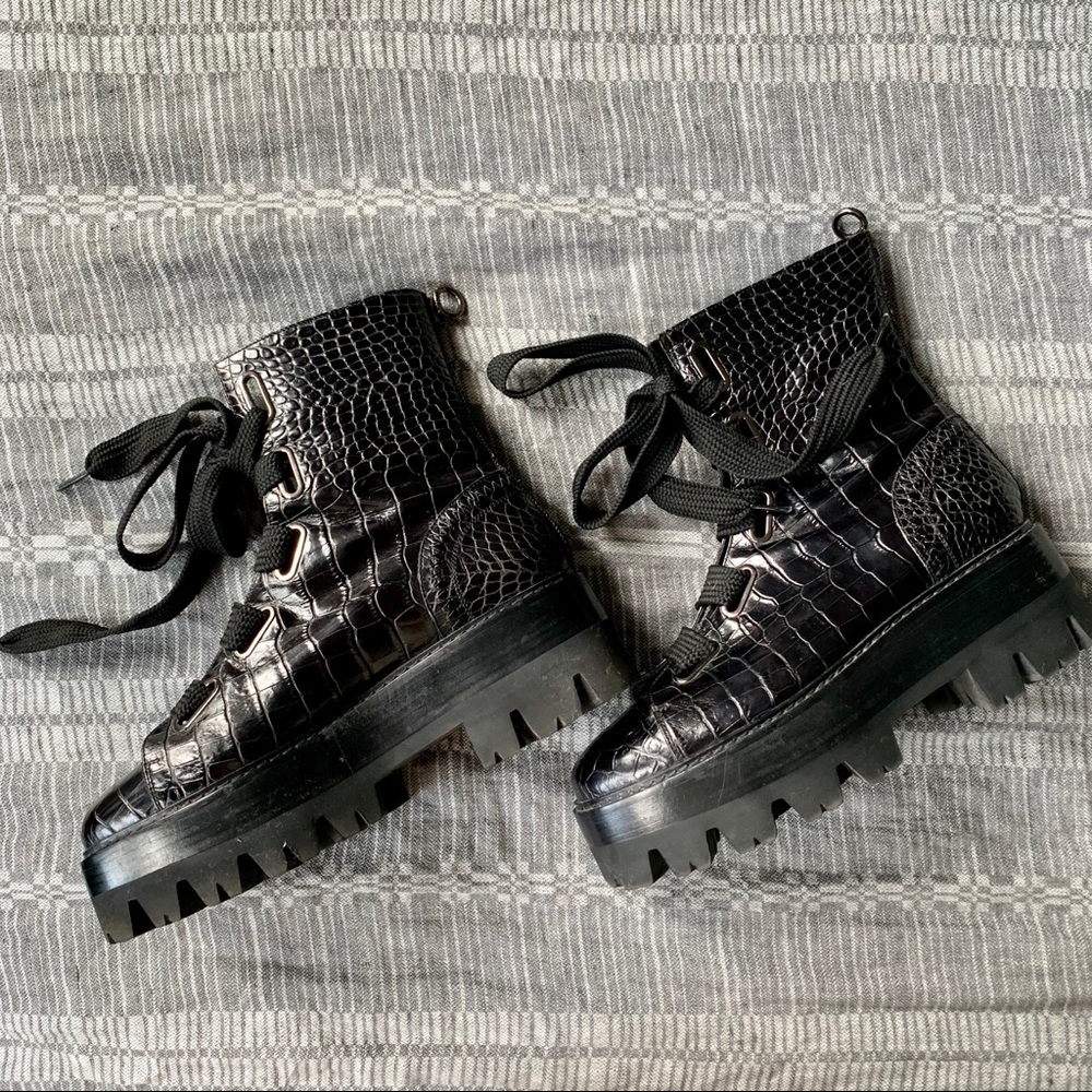 🥀SOLD🥀 Ellery Combat Boots - Picture 2 of 10